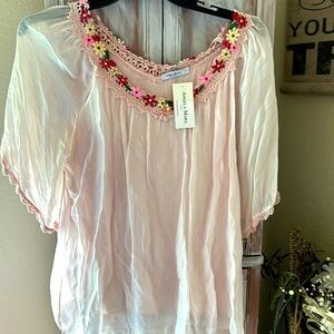 Lg blouse lined from Italy